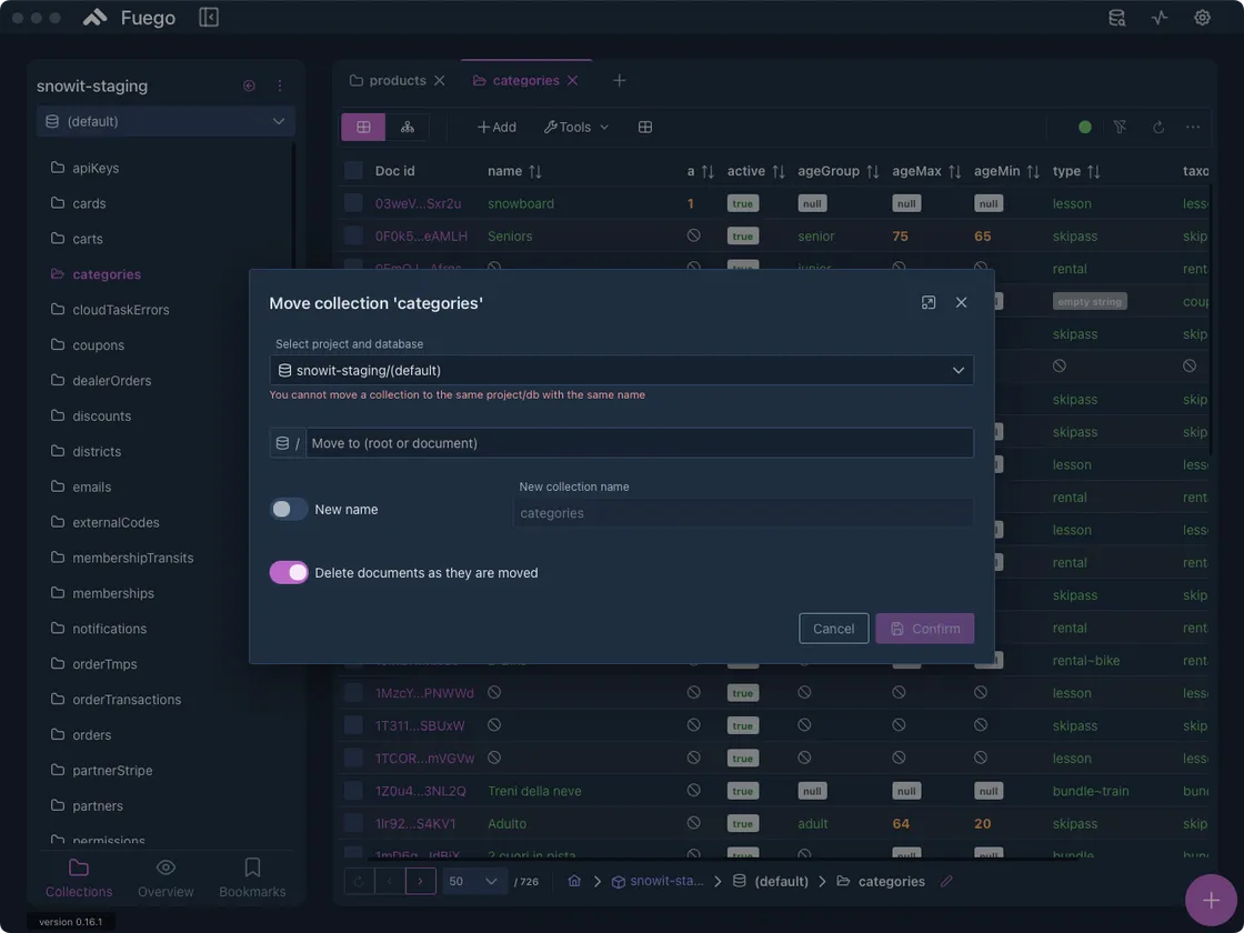 Move Collection — Fuego screenshot