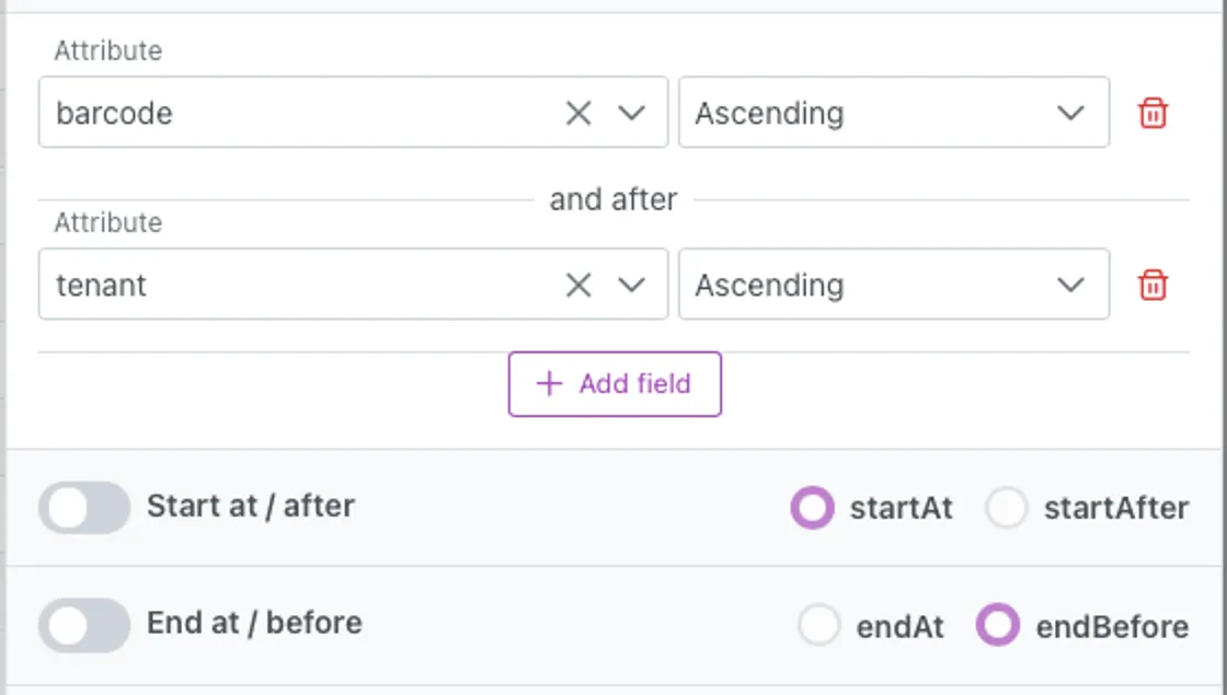 Order By — Fuego screenshot