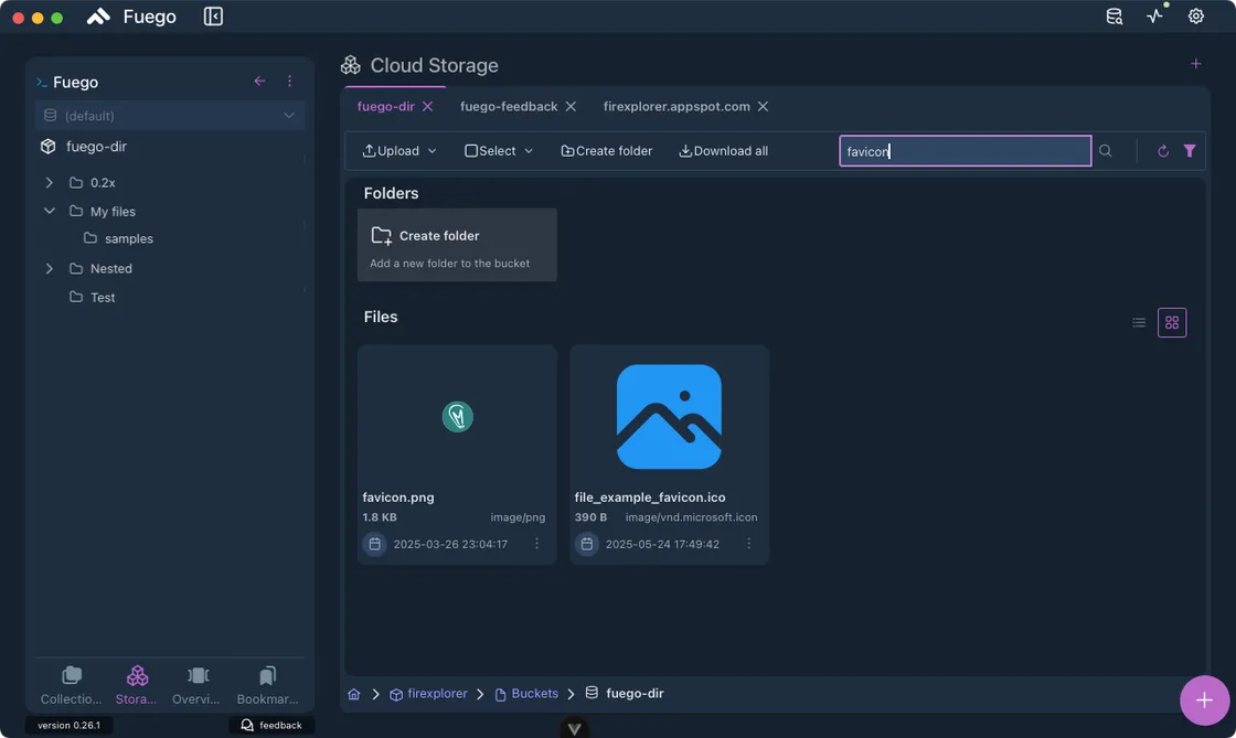 File Search — Fuego screenshot
