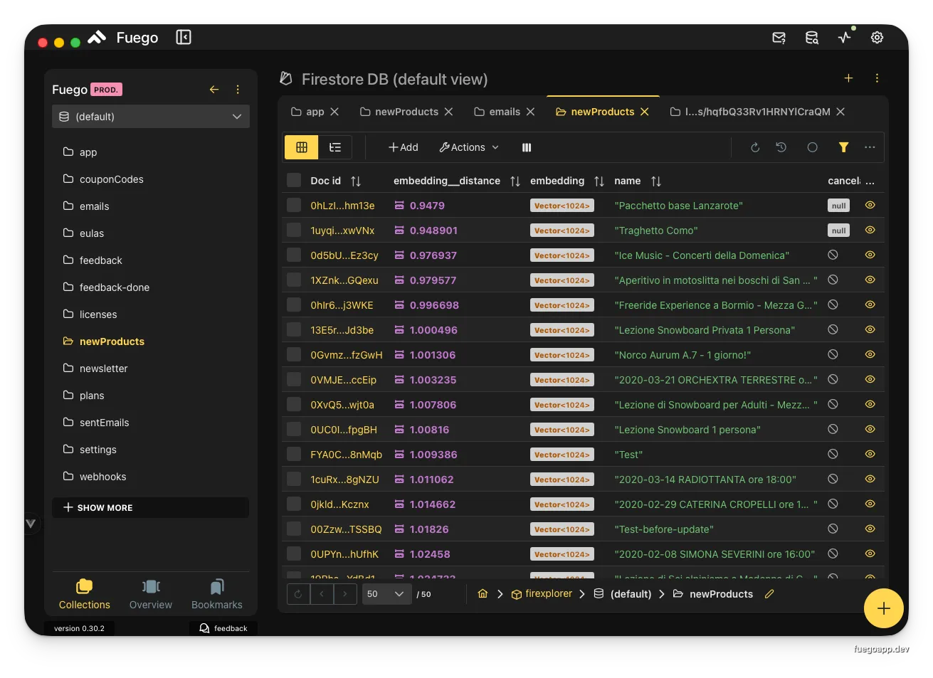 Vector Search Results