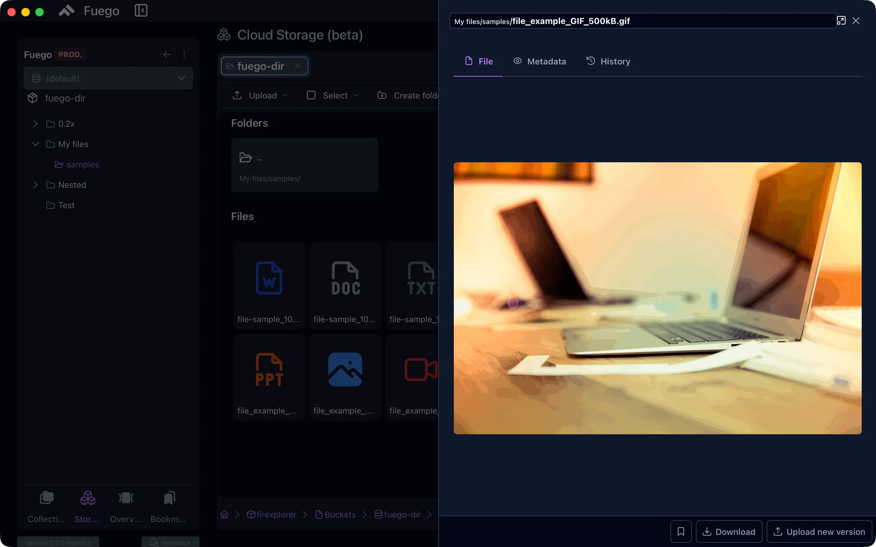 Video and Image Previews